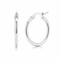 Laurette Silver Hoop Earring