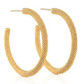 Lou Mesh Large Hoop