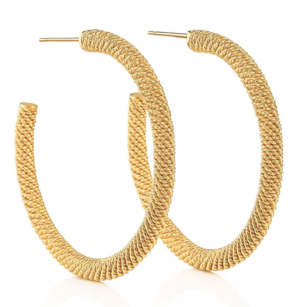 Lou Mesh Large Hoop