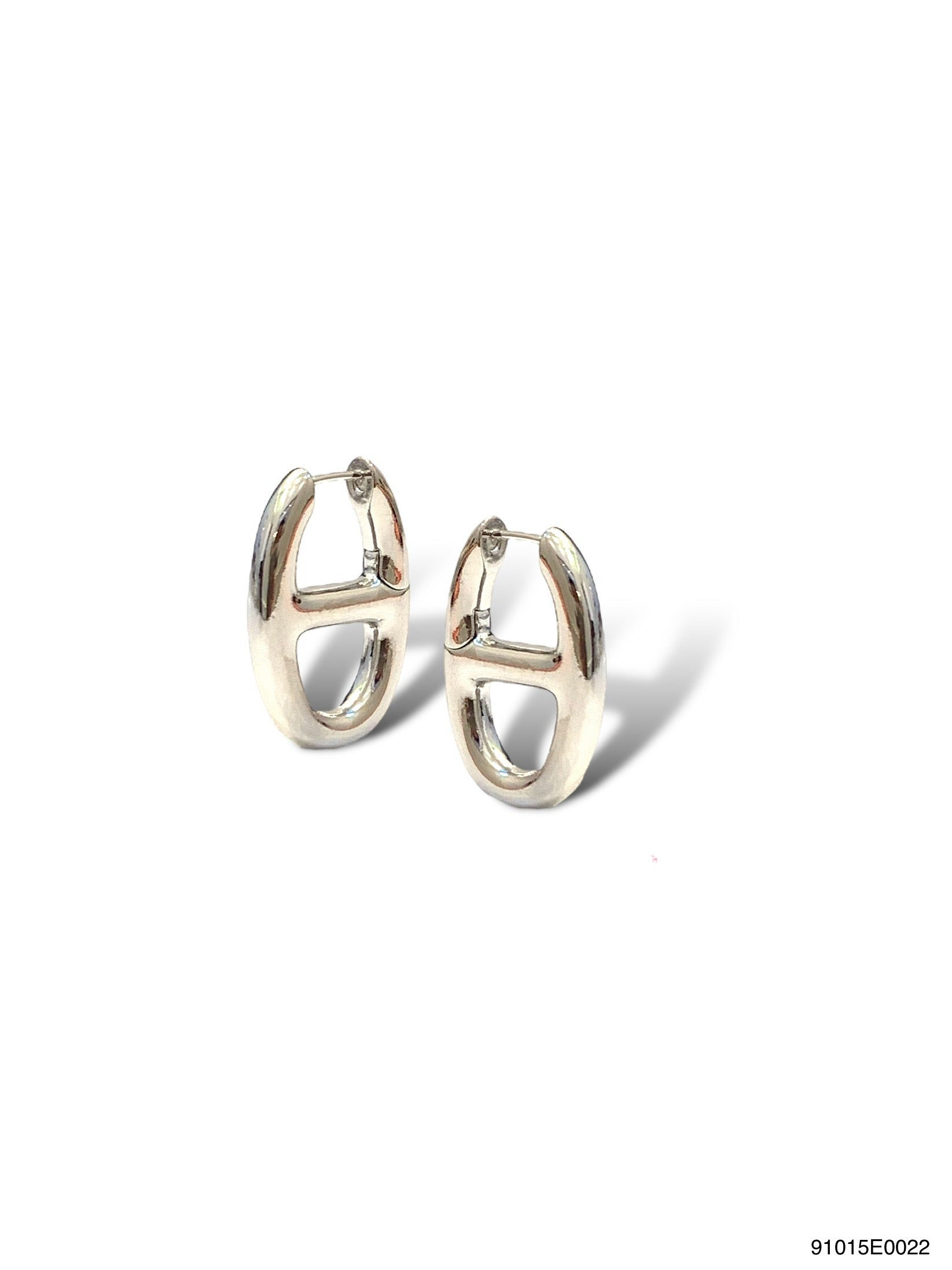 Maeve White Gold Hoop