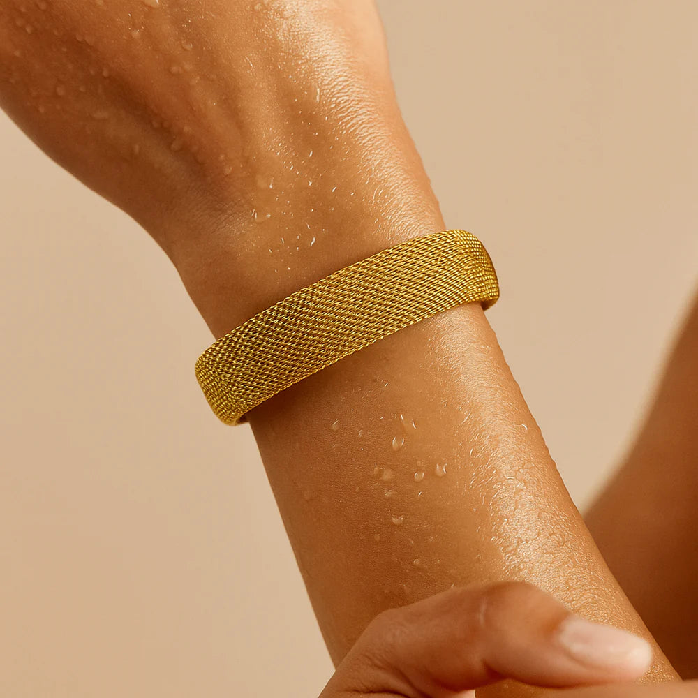 Marley Mesh Gold Bracelet