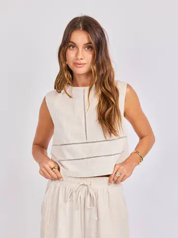 Sandbar Open Back Tie Top