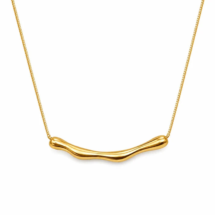 Seema Bamboo Pendant Necklace