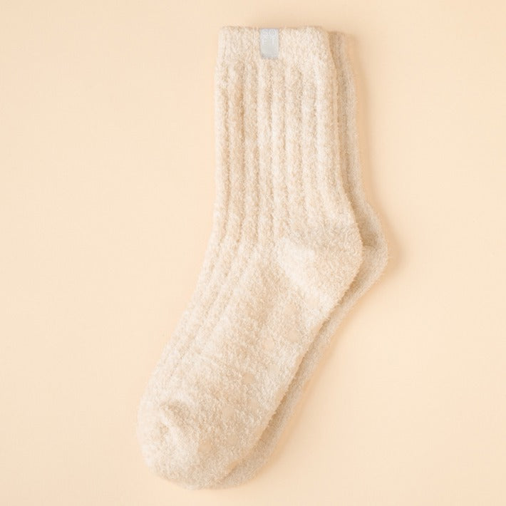 Marshmallow Crew Softie Socks
