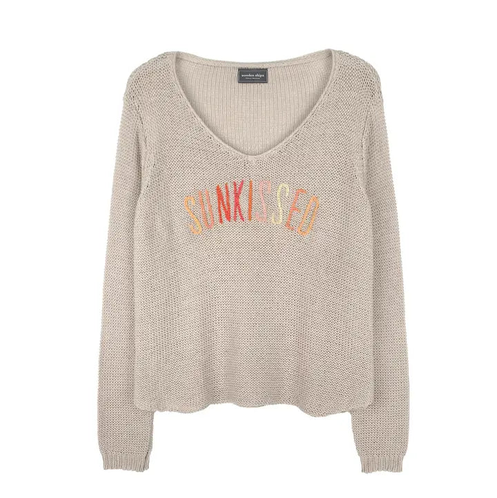 Sunkissed Embroidered V Neck