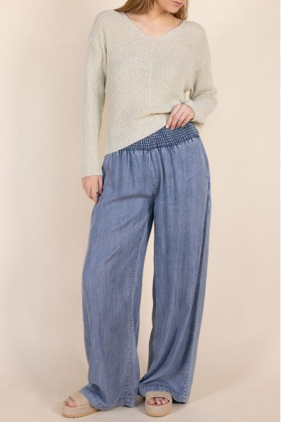 Tencel Wide Leg Flowy Pant